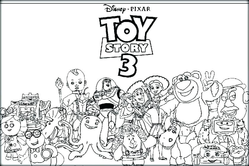 840x559 Toy Story 2 Coloring Pages Online Games Pretty All Characters