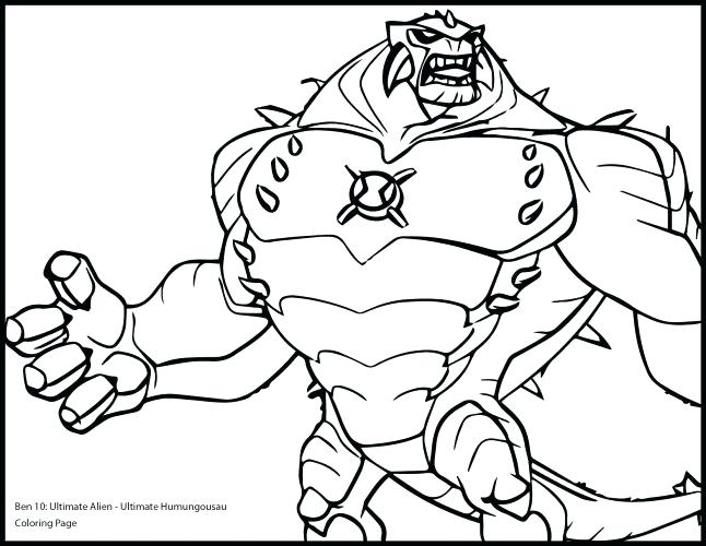 646x500 Colouring Pages Of Ben 10 Alien Force Toy Story Aliens Coloring