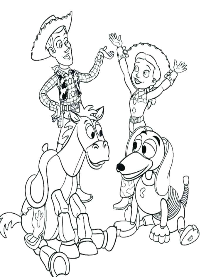 736x944 Coloring Pages Online Games Toy Story Coloring Pages Toy Story