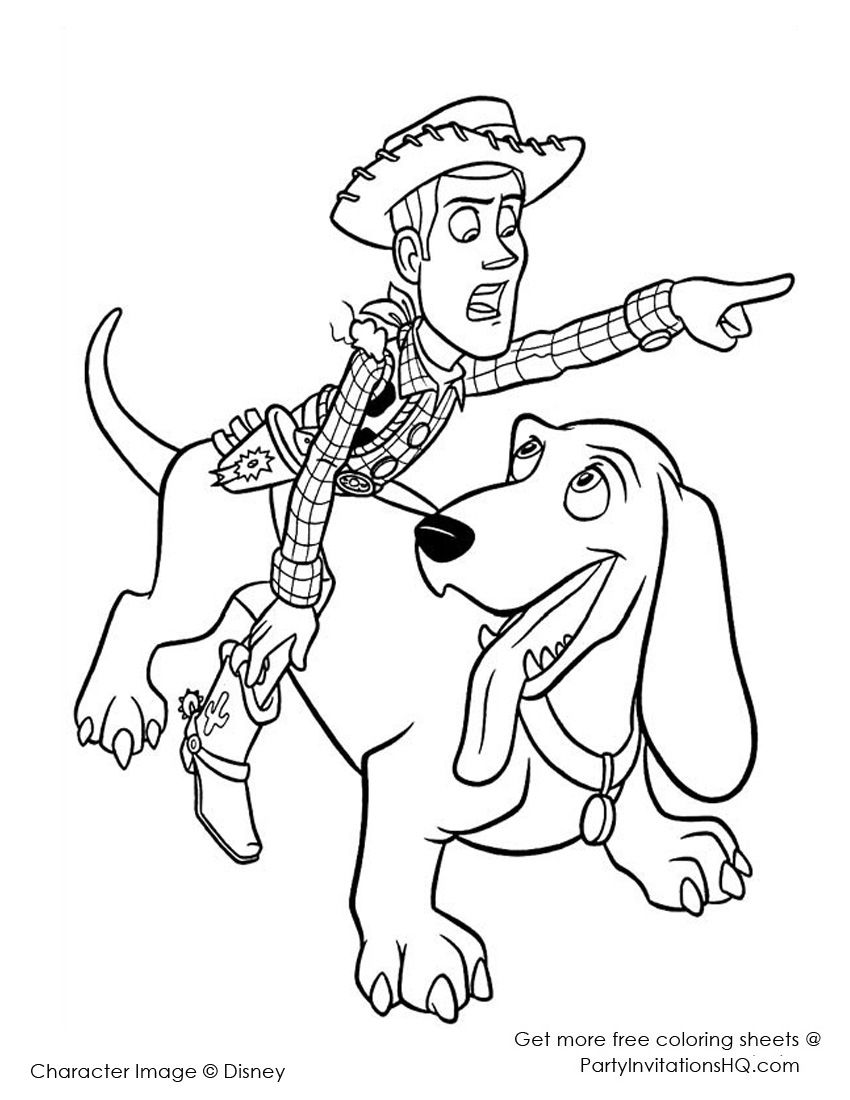 850x1100 Woody Toy Story Coloring Pages 2 Coloring Toy, Diy