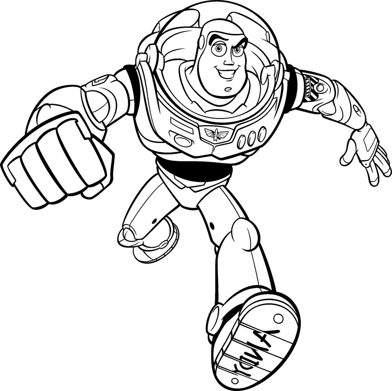 1314x1310 Toy Story Buzz Lightyear Goes Quickly Coloring Pages Toy Story