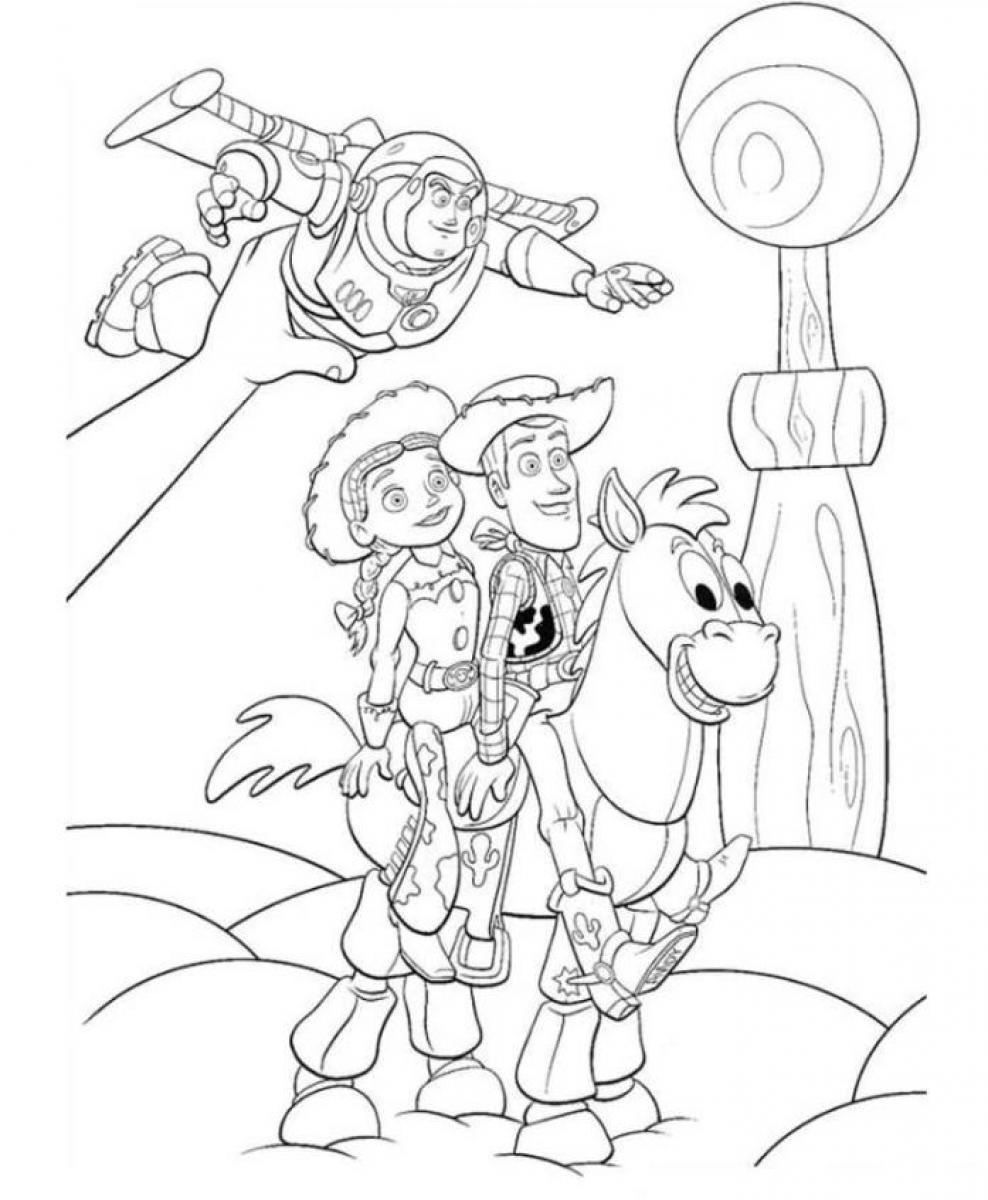 988x1200 Toy Story Coloring Pages 360coloringpages