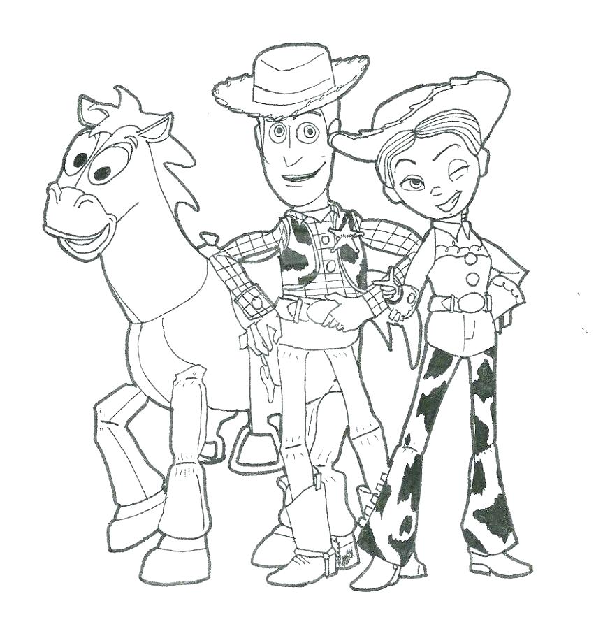 863x900 Woody Happy Toy Story Coloring Page Printable For Cure Woody Woody