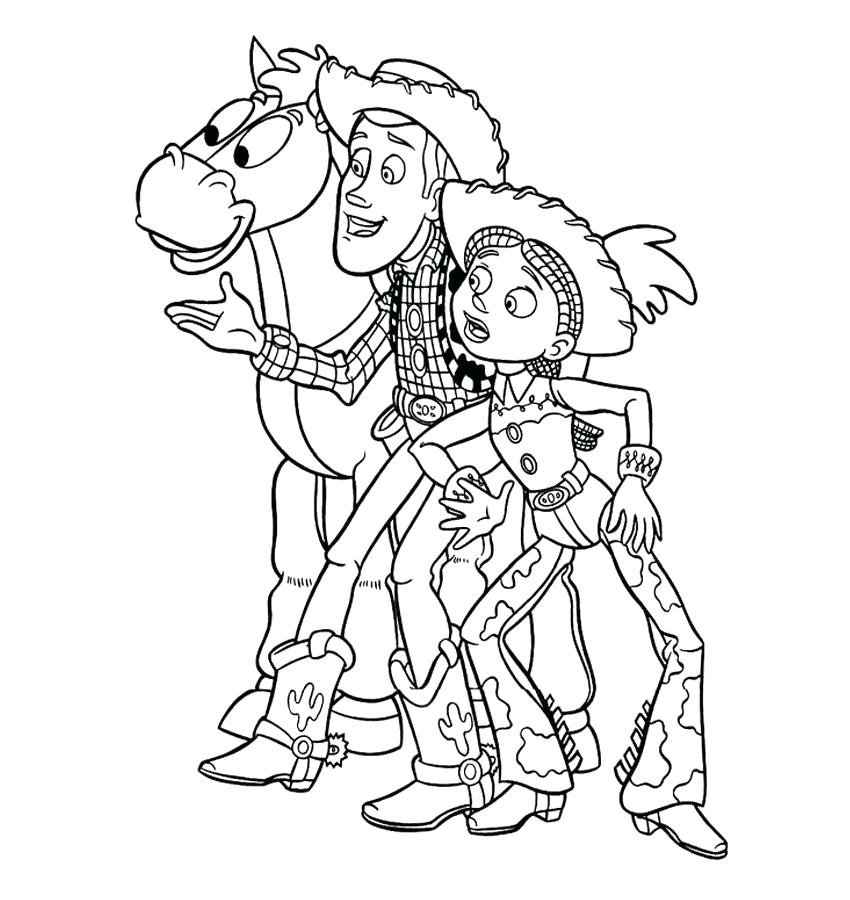 850x900 Woody Toy Story Coloring Pages On Toy Story Coloring Books