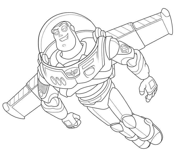 736x679 Buzz Lightyear Coloring Pages Or Buzz Toy Story Coloring Pages