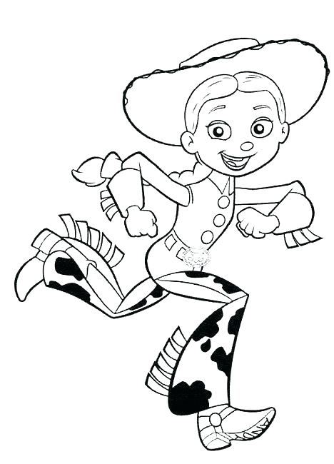 468x650 Jessie Toy Story Coloring Pages Toy Story Coloring Pages Free