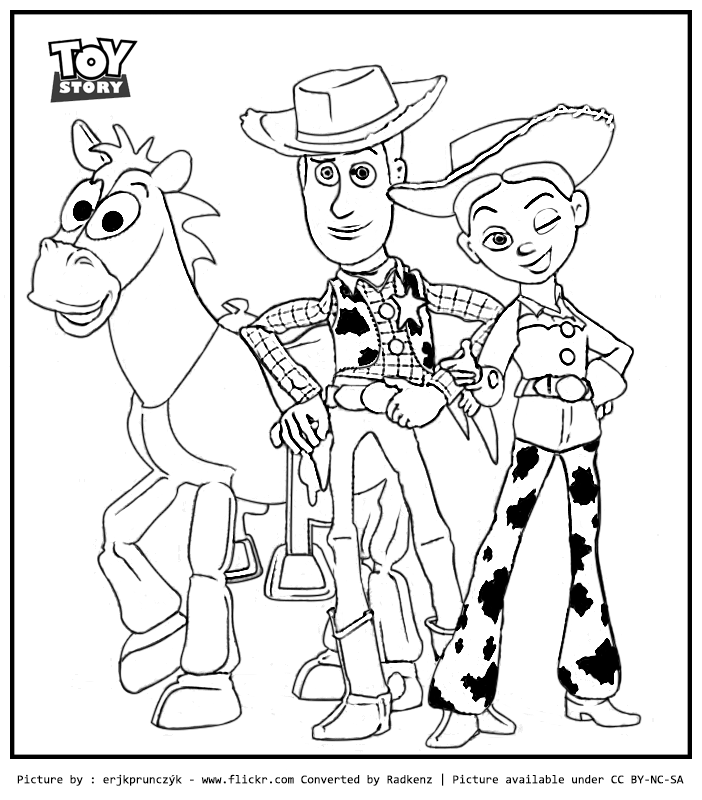 702x800 Radkenz Artworks Gallery Toy Story 3 Coloring Page