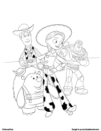200x259 Top 86 Toy Story 2 Coloring Pages