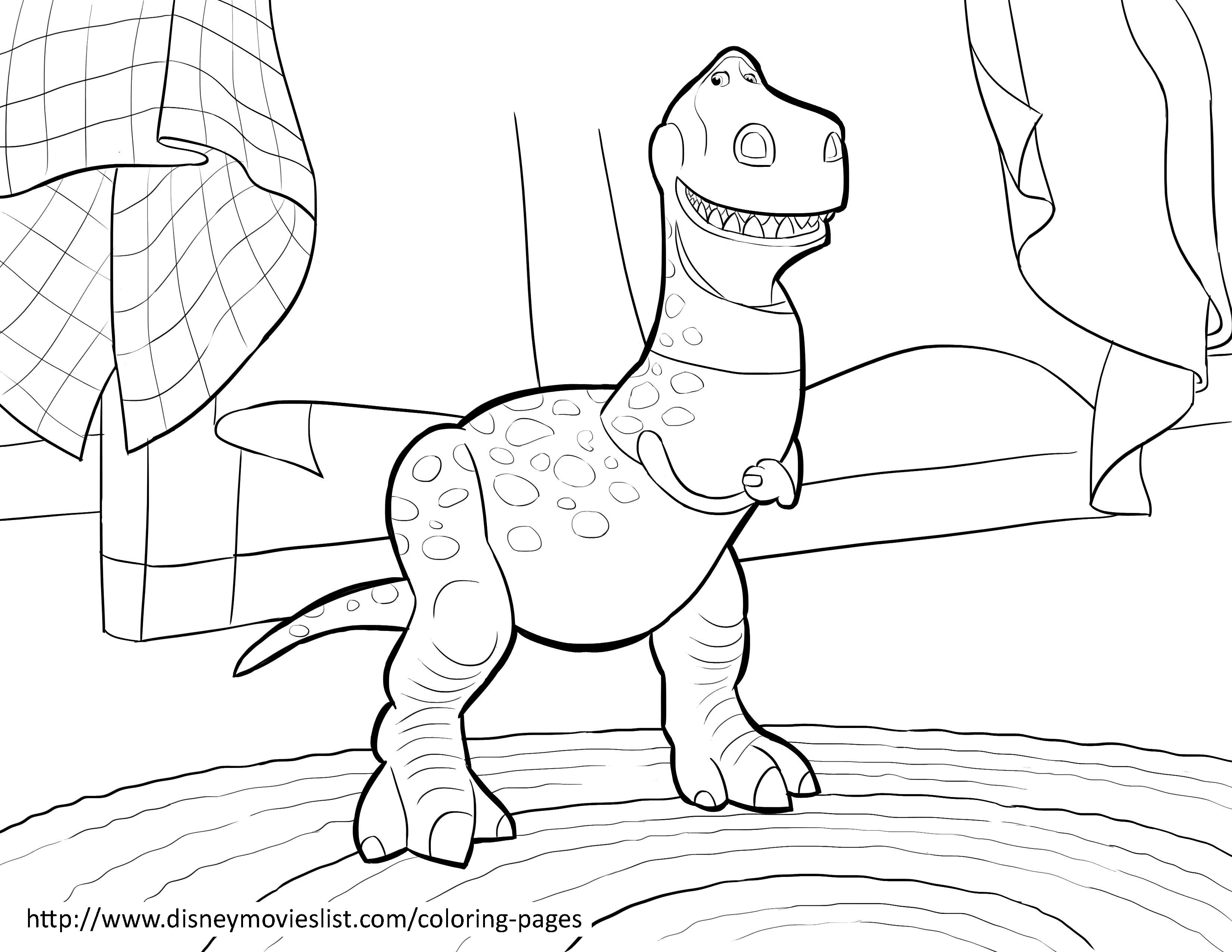 Toy Story Rex Coloring Pages