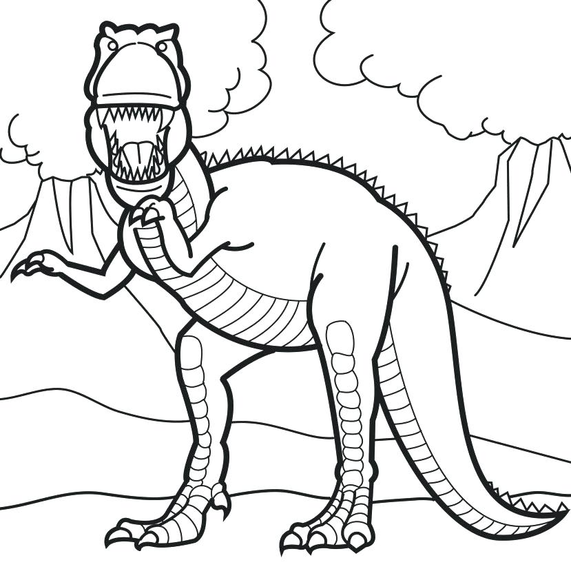 829x842 T Rex Coloring Pages Free T Coloring Pages Tyrannosaurus Coloring