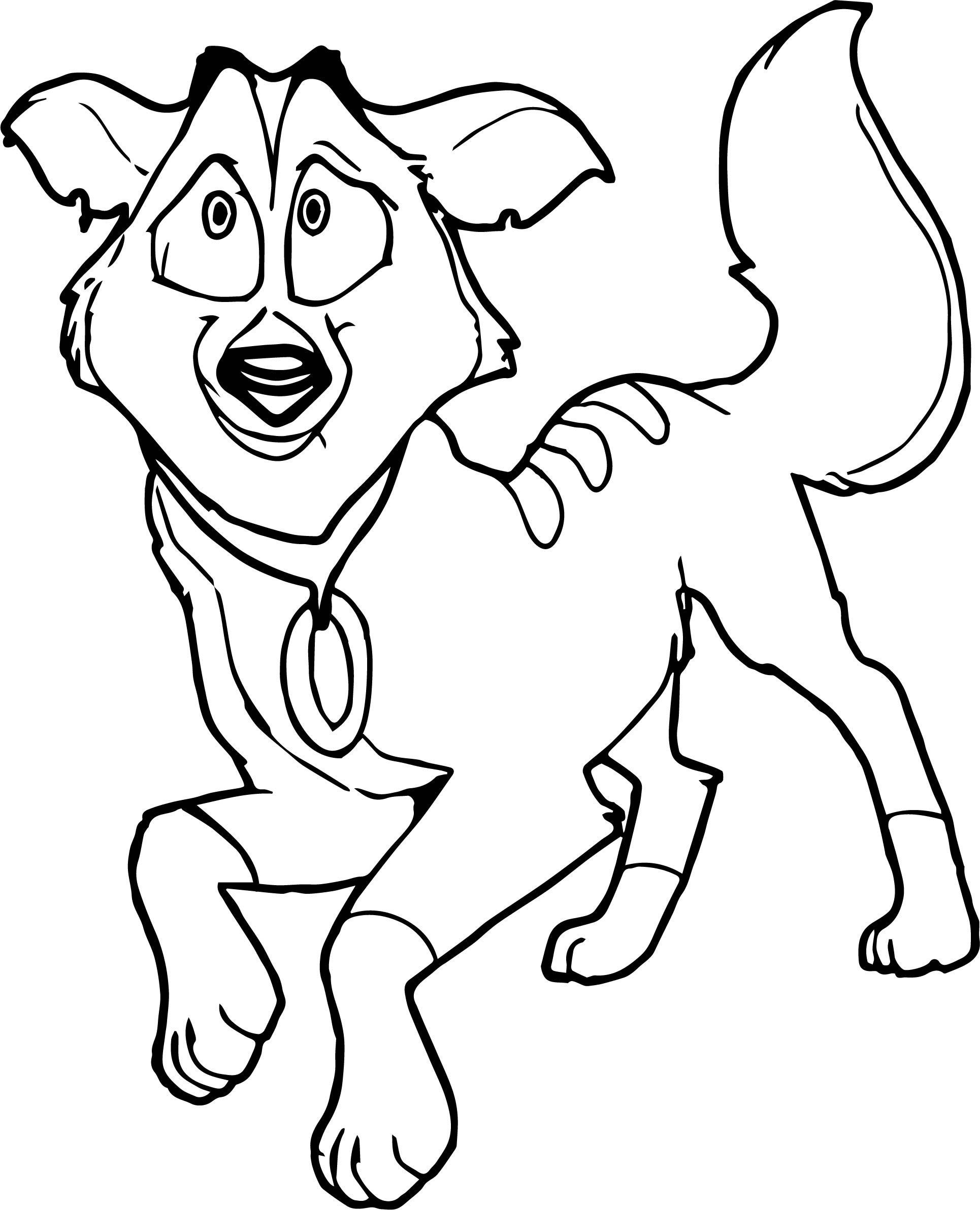 Toy Story Slinky Dog Coloring Pages