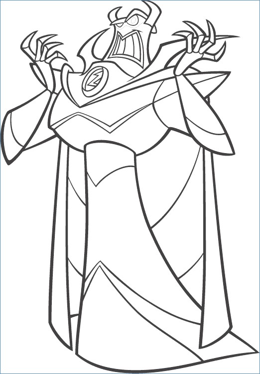 Toy Story Zurg Coloring Pages