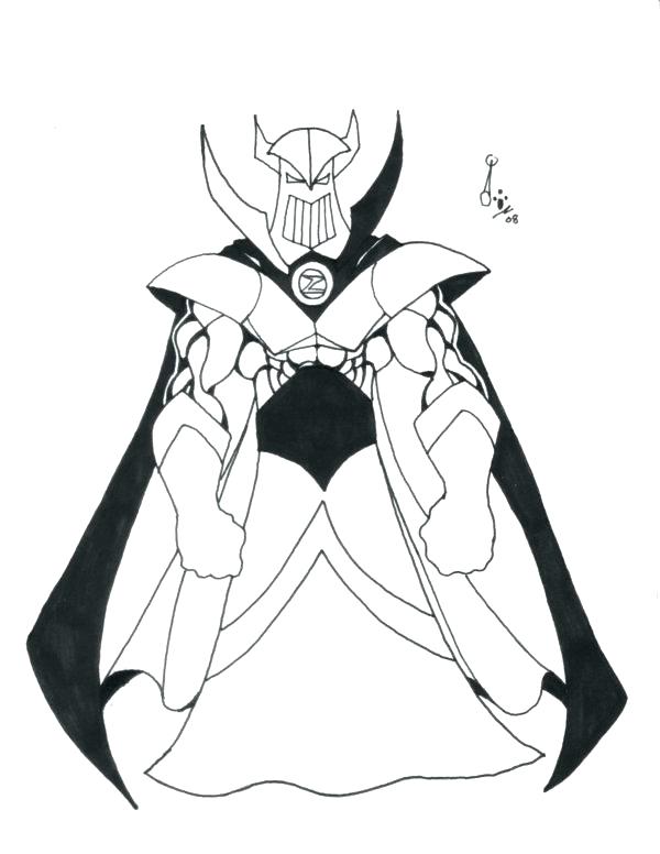 600x776 Zurg Coloring Pages Coloring Pages Free Toy Story Coloring Pages
