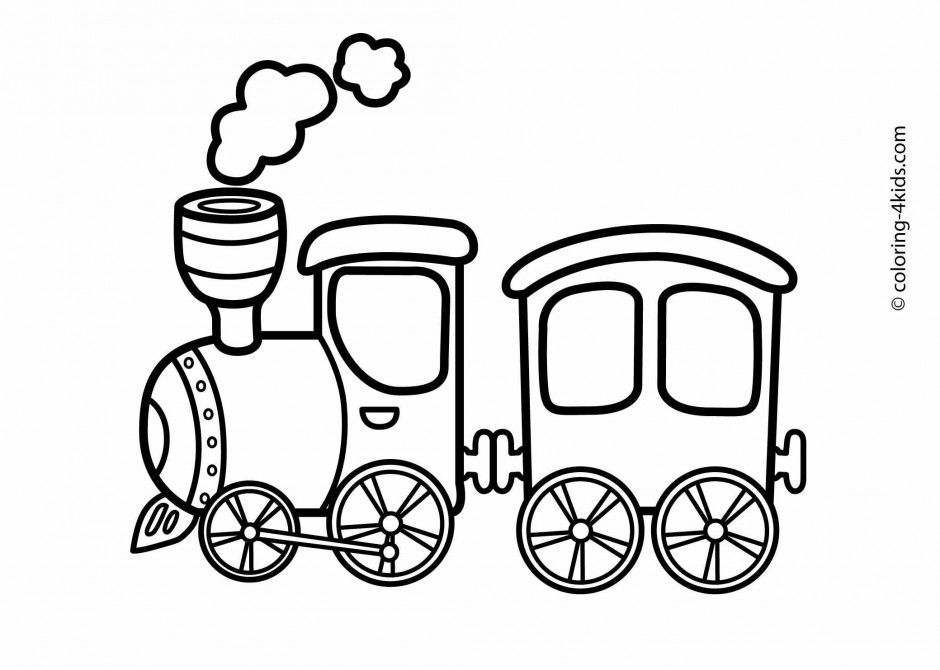 940x670 Printable Transportation Train Coloring Pages For Preschool 237664