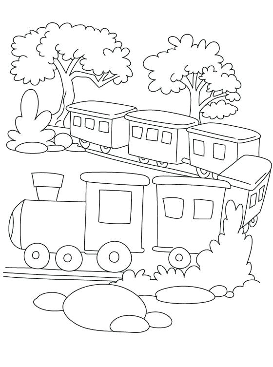 560x753 Toy Train Coloring Page Color Luna Toy Train Coloring Page Train