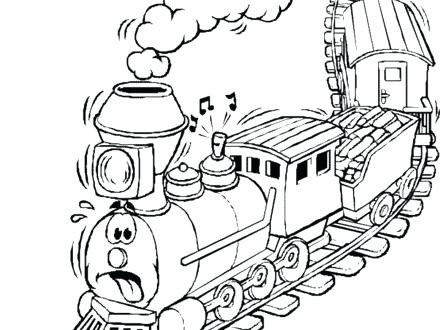 440x330 Train Color Toy Train Coloring Page Train Coloring Paper