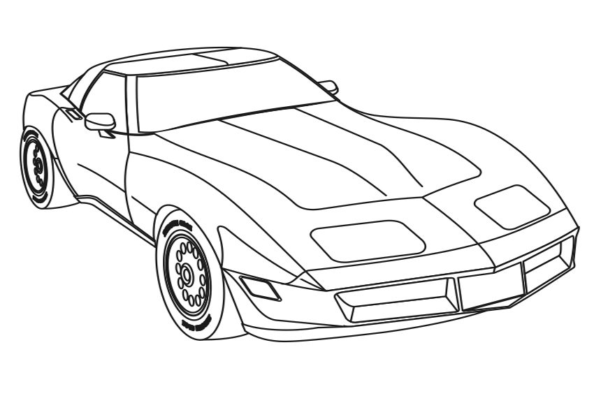 850x567 Toyota Supra Fast And Furious Coloring Page