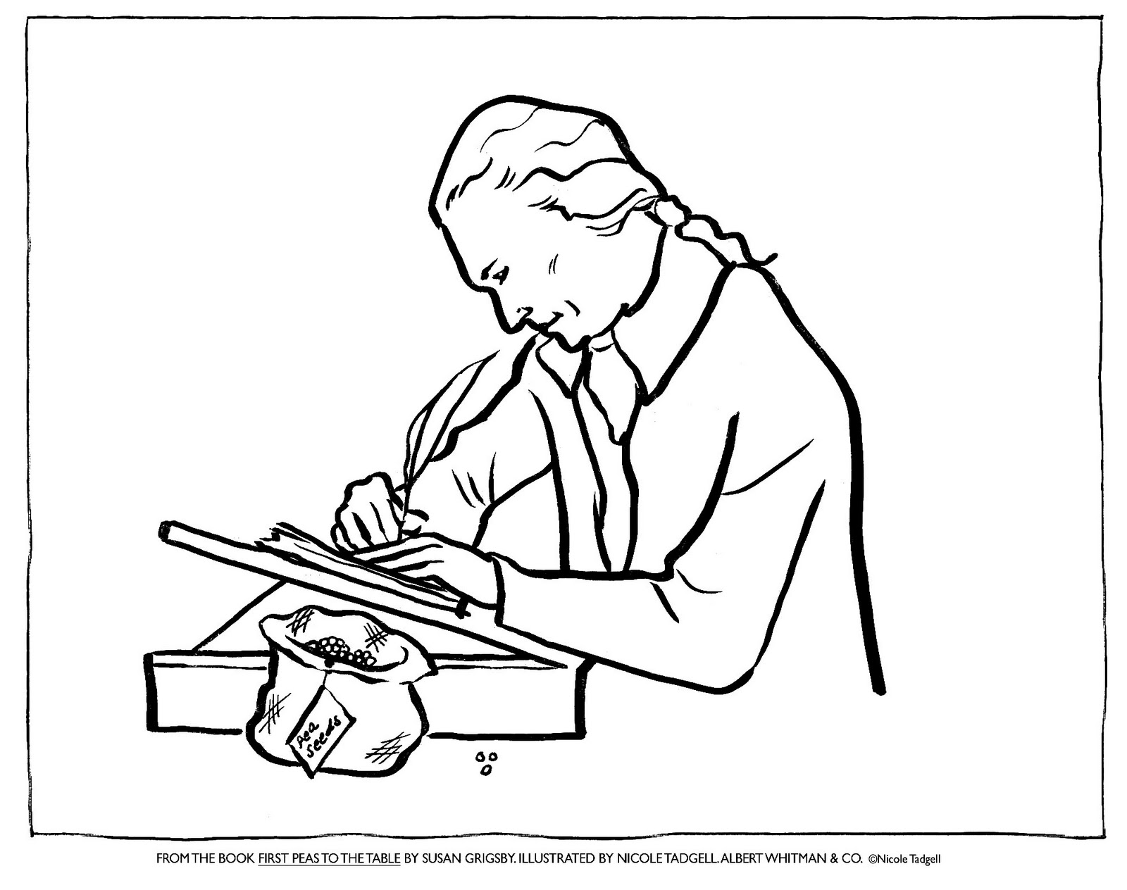 1600x1264 Nicole Tadgell Illustration Coloring Pages For First Peas To
