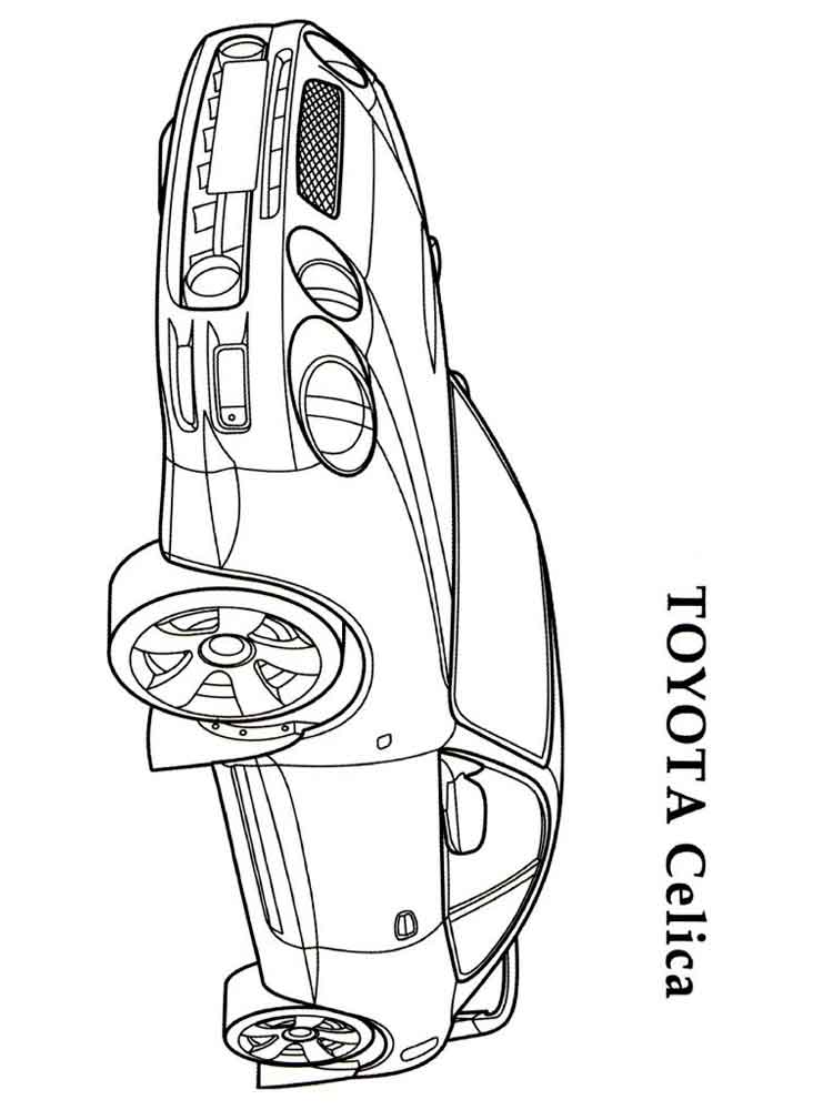 750x1000 Fancy Toyota Coloring Pages Festooning