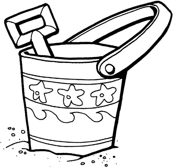 573x552 Sand Toys Coloring Page Amp Coloring Book