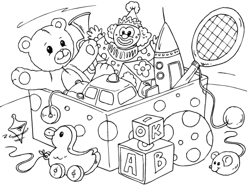 500x375 Toys Colouring Sheets Toy Story 3 Colouring Pages Funycoloring