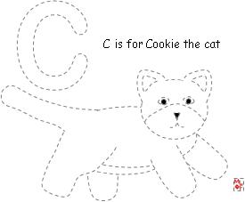 275x227 Trace And Color Pages For Cookie