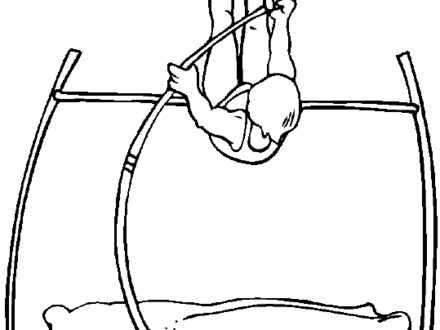 440x330 Track And Field Colouring Pages