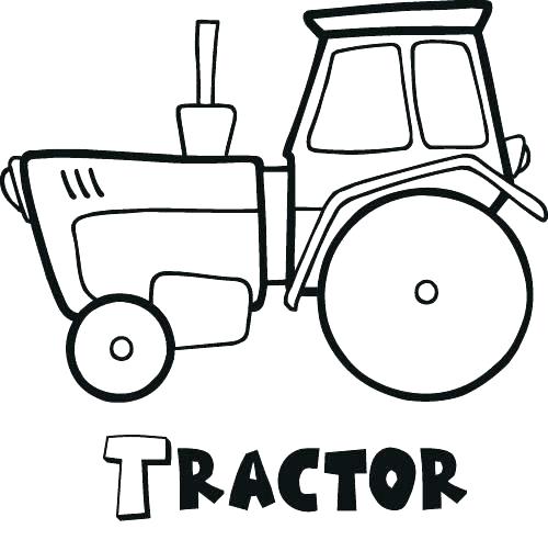 500x492 Tractor Color Pages Tractor Coloring Pages 2 Johnny Books John