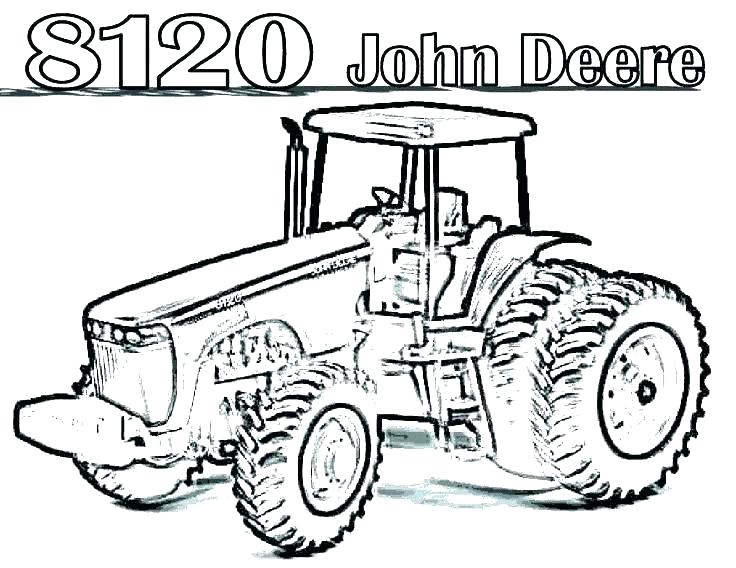 736x568 John Deere Tractor Coloring Pages Cliptext.co