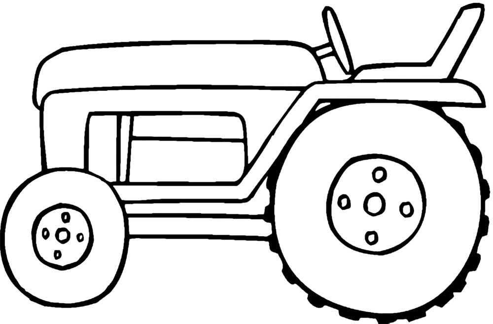 Tractor Coloring Pages For Kids