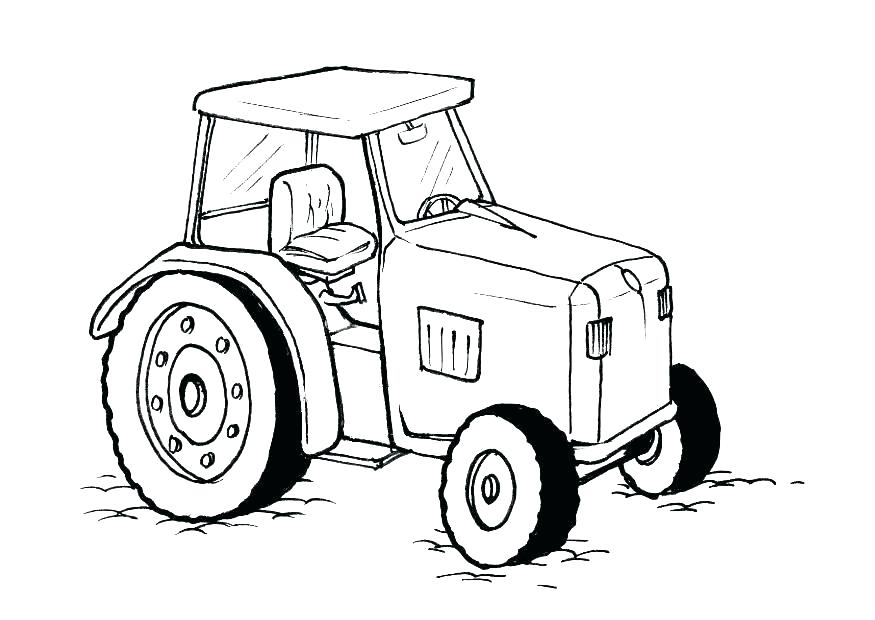 875x620 Tractor Coloring Pages Printable Ideal Free Tractor Coloring Pages