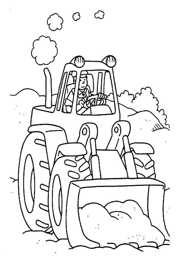 618x874 Free Printable Tractor Coloring Pages For Kids