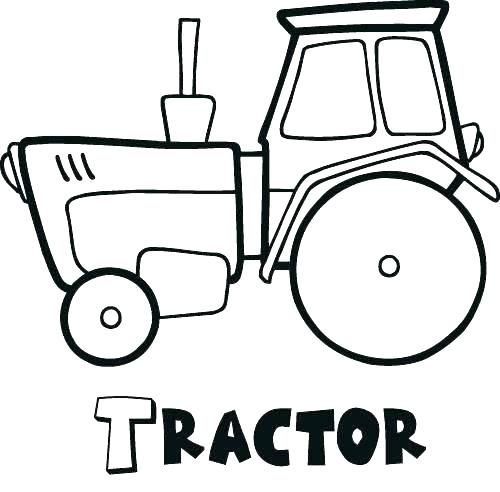 500x492 Tractor Coloring Pages Printable New Tractor Coloring Pages