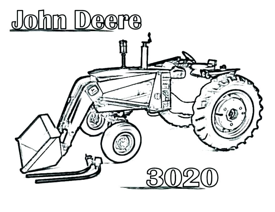 878x678 Tractor Color Pages Handy And Tractor Coloring Page Johnny Tractor