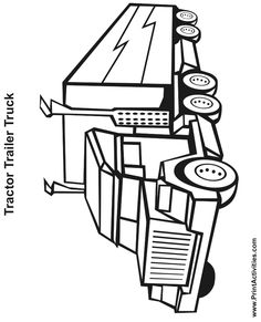 236x291 Big Rig Trucks Coloring Pages Painting Big Rig
