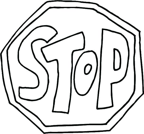607x565 Stop Light Coloring Page Traffic Light Coloring Page Traffic Light