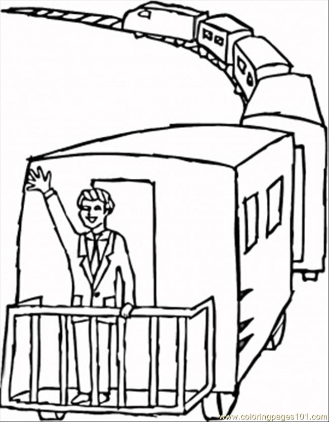 650x833 Train Caboose Coloring Pages 295679