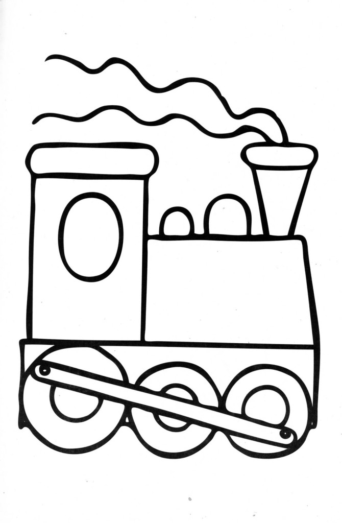 670x1024 Train Caboose Coloring Pages