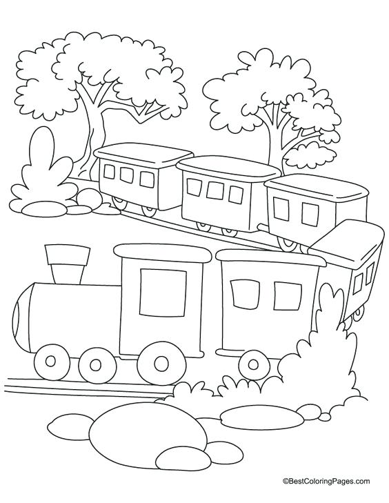 564x729 Free Train Coloring Pages Adult Coloring A Train Coloring Page 2