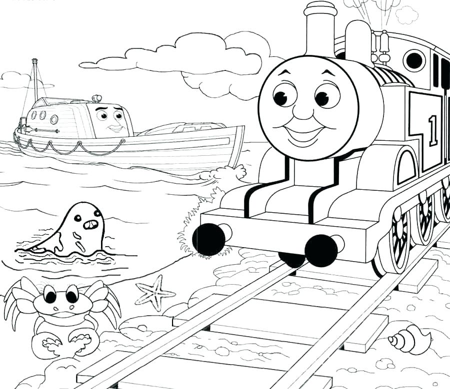 900x779 Thomas The Train Coloring Pages
