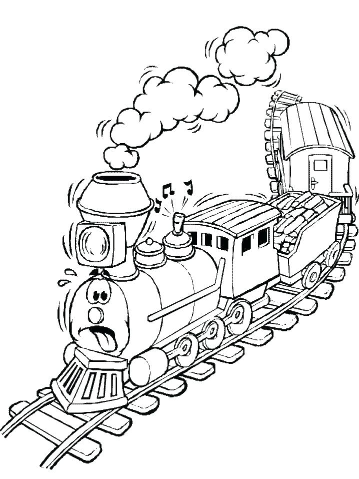 718x957 Free Printable Train Coloring Pages