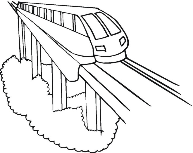 660x524 Train Coloring Pages For Preschoolers