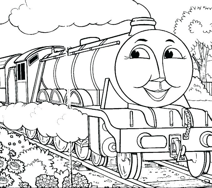 678x600 Thomas The Train Coloring Pages Free Printables Train Coloring