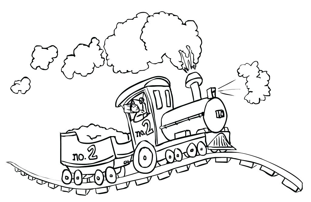 1024x666 Train Coloring Pages Free Train Coloring Pages For Toddlers
