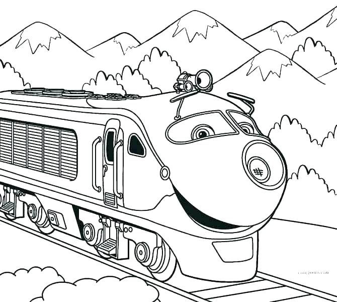 670x600 Thomas The Train Color Page Train Picture To Color Polar Express