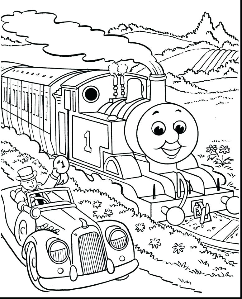 777x960 Thomas The Train Coloring Pages The Train Coloring Free The Train