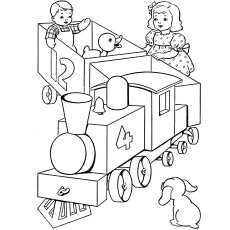 230x230 Top 26 Free Printable Train Coloring Pages Online