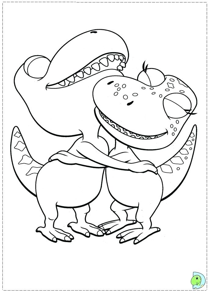 691x960 Dinosaur Train Coloring Train Coloring Pages Train On A Curve