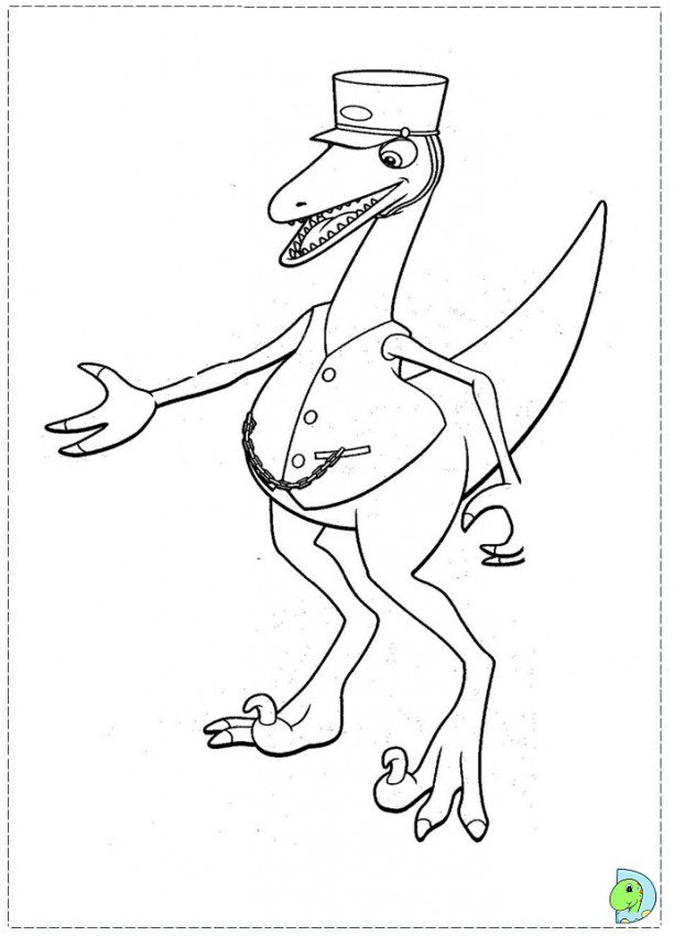 612x850 Train Conductor Coloring Pages