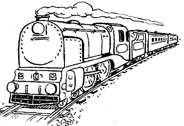 600x412 Steam Train Coloring Pages Trains Coloring Pages Train Page Steam